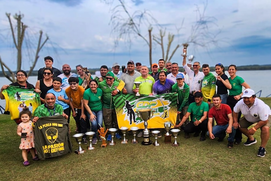 Equipo pilarense de pesca se consagra campeón por primera vez