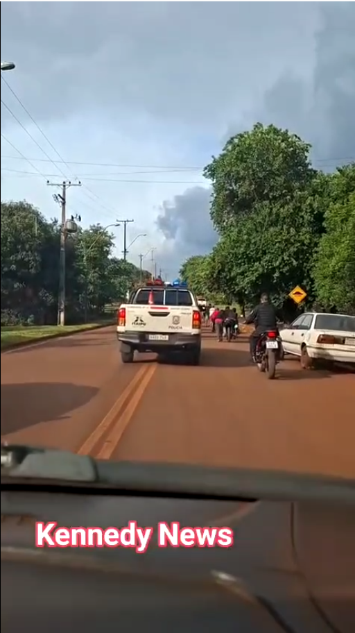 Se armó una "caravana", pero rumbo a la comisaría