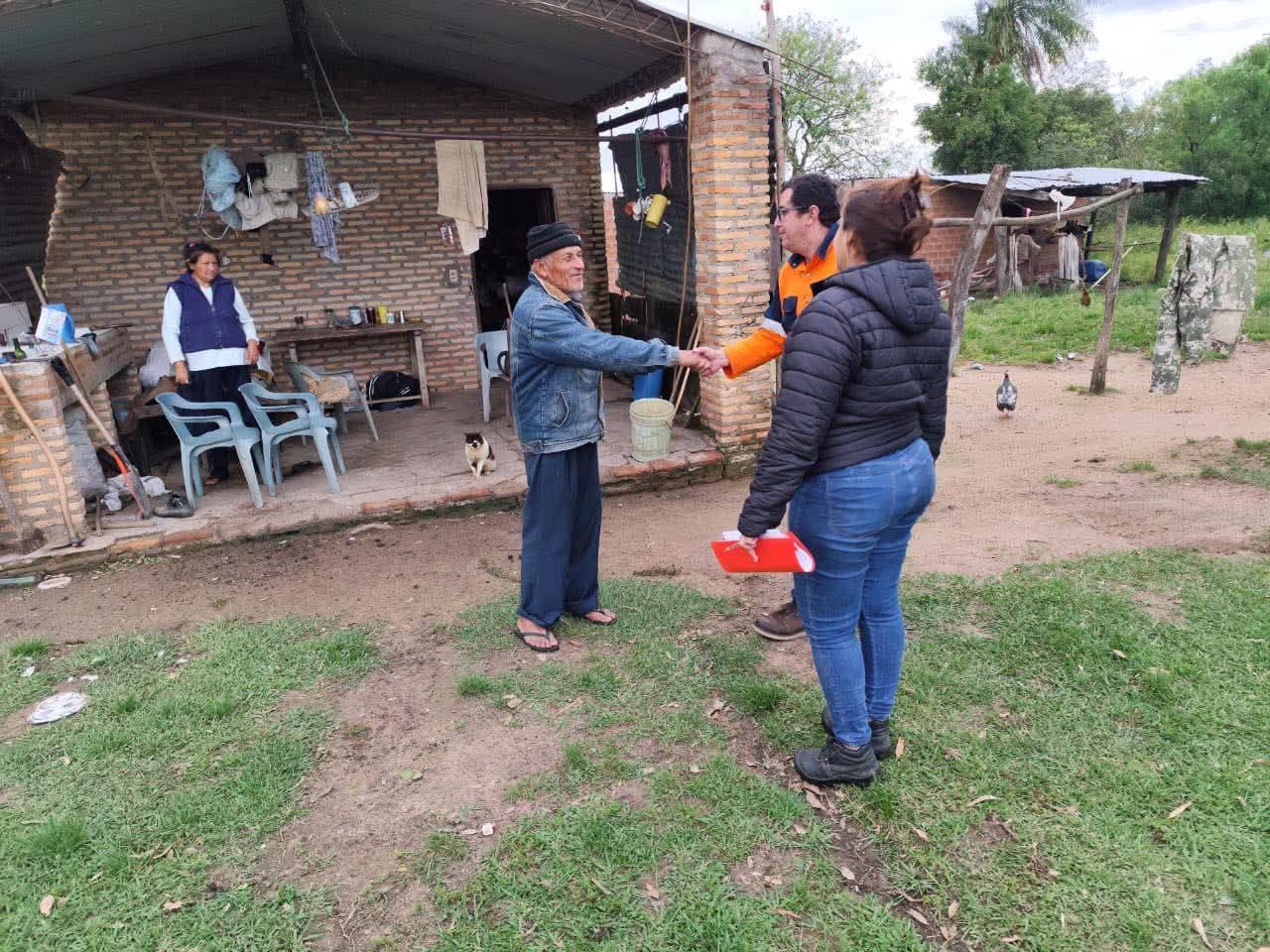 Acciones inmediatas para asistir a damnificados por lluvias en Ñeembucú